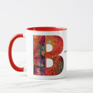 EXCALIBUR B SCHREIBEN / FANTASY MONOGRAMM TASSE