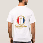 Excalibur Camelot klassische Autos Lite T-Shirt (Rückseite)