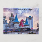 Excalibur Castle Las Vegas Postkarte (Vorderseite)