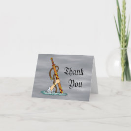 Excalibur Dankeschön Karte