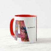 EXCALIBUR EIN SCHREIBEN / FANTASY-MONOGRAMM TASSE (Vorderseite Links)