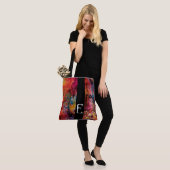 EXCALIBUR EPIC SWORT ; Monogramm der roten gelben Tasche (Am Model)