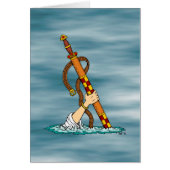 Excalibur Grußkarte (Vorne)
