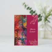 EXCALIBUR, hell rot Einladung (Stehend Vorderseite)