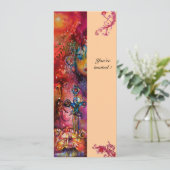 EXCALIBUR, hell rot, rosa Einladung (Stehend Vorderseite)