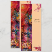 EXCALIBUR, hell rot, rosa Einladung (Vorne/Hinten)