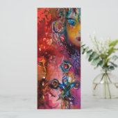 EXCALIBUR, hell rot, schwarz Einladung (Stehend Vorderseite)