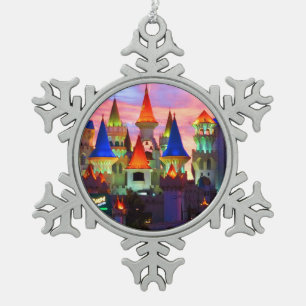 Excalibur Hotel #2 Snowflake Ornament