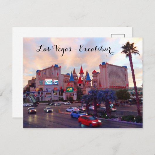 Excalibur Hotel #3 Postcard Postkarte (Vorne/Hinten)