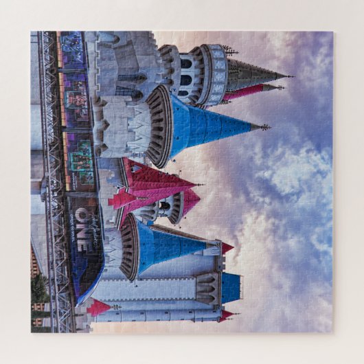 Excalibur Hotel und Monorail, Las Vegas Puzzle (Horizontal)