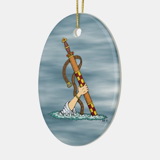 Excalibur Keramikornament (Links)