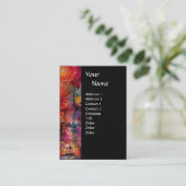 EXCALIBUR lila fuchsienblau Visitenkarte (Stehend Vorderseite)