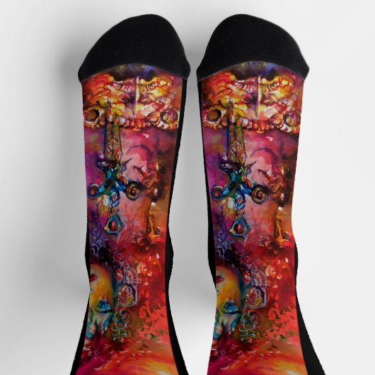 EXCALIBUR / Magic Sword Arthurian Legend Socken (Oben)