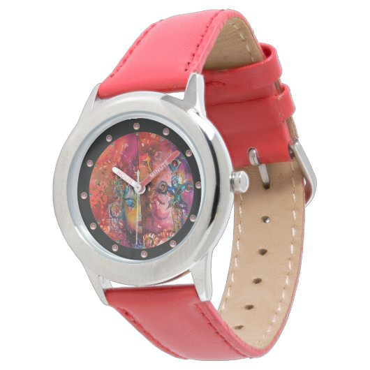 EXCALIBUR ,Magıc Sword Lila Blue Fantasy Armbanduhr (Schrägansicht)