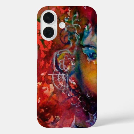 EXCALIBUR / MAGIC SWORT Fuchsia Red Black Fantasy Case-Mate iPhone Hülle (Rückseite)