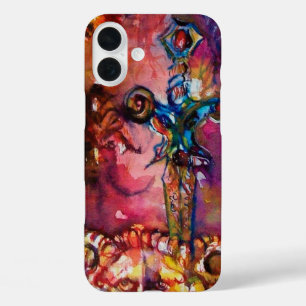 EXCALIBUR Magie und Mysterium, rote Fantasie iPhone 16 Plus Hülle