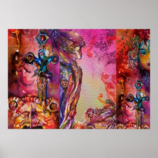 EXCALIBUR Magie und Mystery Arthurian Legends Poster (Vorne)