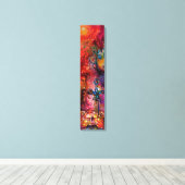 EXCALIBUR Magische Schwertfantasy Watercolor Leinwanddruck (Insitu (Holzboden))