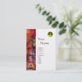 EXCALIBUR MONOGRAMM Metallische Muschel Visitenkarte (Stehend Vorderseite)