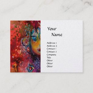 EXCALIBUR Monogramm metallisches Platin Visitenkarte