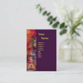 EXCALIBUR-Monogramm Visitenkarte (Stehend Vorderseite)