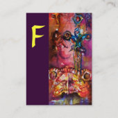 EXCALIBUR-Monogramm Visitenkarte (Rückseite)