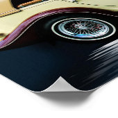 Excalibur Oldtimer-Fahrzeug Poster (Ecke)