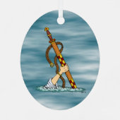 Excalibur Ornament Aus Metall (Rückseite)