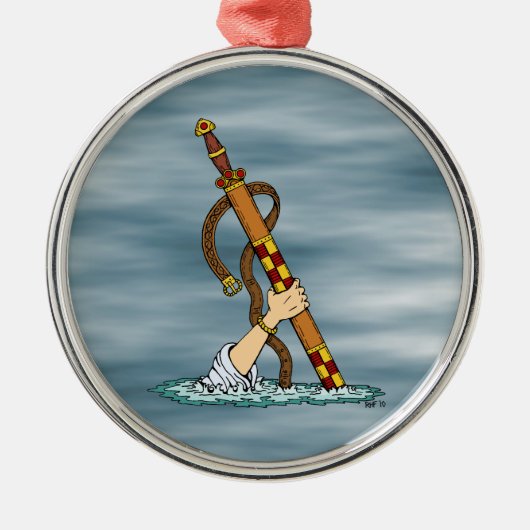 Excalibur Ornament Aus Metall (Vorne)