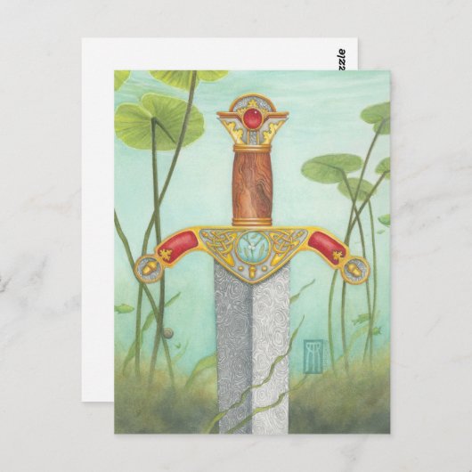 Excalibur Postkarte (Vorne/Hinten)