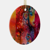 EXCALIBUR,QUEEN DER MAGIC SWORD Fantasy Monogram Keramikornament (Rechts)