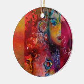 EXCALIBUR,QUEEN DER MAGIC SWORD Fantasy Monogram Keramikornament (Links)