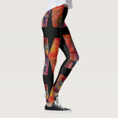 EXCALIBUR,QUEEN DER MAGIC SWORD Fantasy Monogram Leggings (Rechts)
