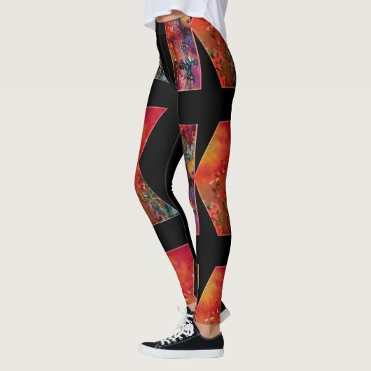 EXCALIBUR,QUEEN DER MAGIC SWORD Fantasy Monogram Leggings (Links)