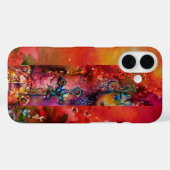 EXCALIBUR /QUEEN DER MAGIC SWORT Rot-Gelbe Fantasi Case-Mate iPhone Hülle (Rückseite (Horizontal))