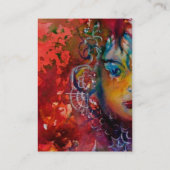 EXCALIBUR, rosa Aubergine Visitenkarte (Rückseite)