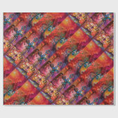 EXCALIBUR, rot lila blau Geschenkpapier (Flach)