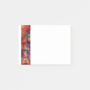 EXCALIBUR, rot, Lila schwarz Post-it Klebezettel