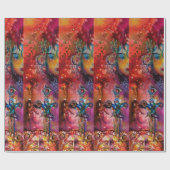 EXCALIBUR, rotes lila Blau Geschenkpapier (Flach)