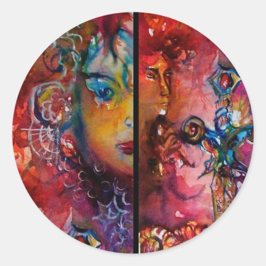 EXCALIBUR RUNDER AUFKLEBER (Vorderseite)