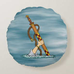 Excalibur Rundes Kissen