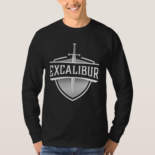 Excalibur The Legendary Sword in the Stone of King T-Shirt (Vorderseite)