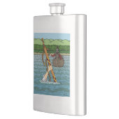 Excalibur und Arthur Flachmann (Links)