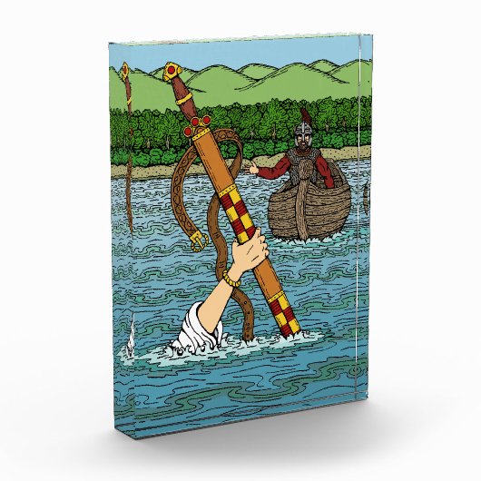 Excalibur und Arthur Fotoblock (Links)