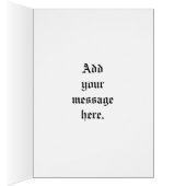 Excalibur und Arthur Grußkarte (Innen (Rechts))