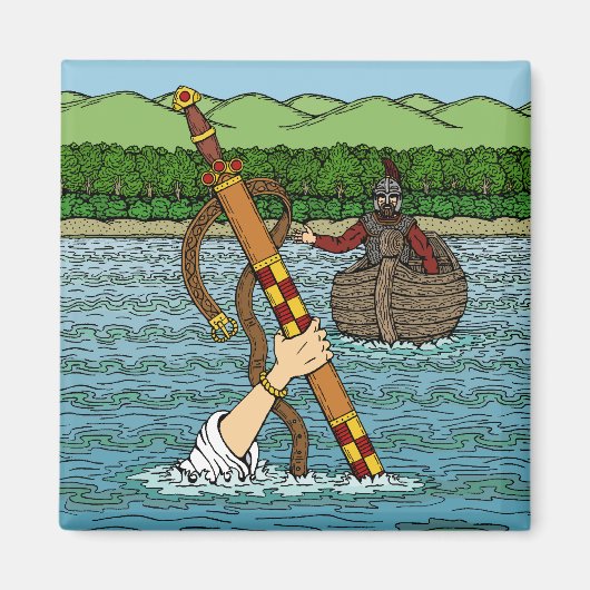 Excalibur und Arthur Magnet (Vorne)