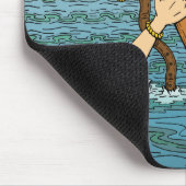 Excalibur und Arthur Mousepad (Ecke)