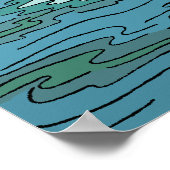 Excalibur und Arthur Poster (Ecke)