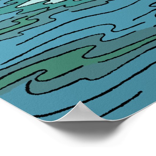 Excalibur und Arthur Poster (Ecke)