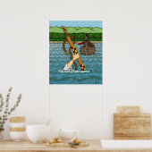 Excalibur und Arthur Poster (Küche)